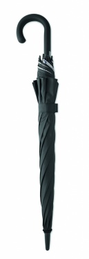 Logotrade werbemittel das Foto: CANOVA+ 23" windfester Stockschirm mit Auf-Automatik und kariertem Innendach
