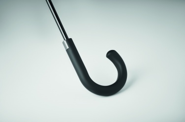 Logotrade Werbegeschenke das Foto: CANOVA+ 23" windfester Stockschirm mit Auf-Automatik und kariertem Innendach
