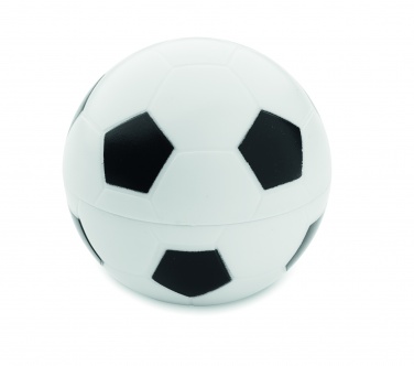 Logotrade Geschäftsgeschenke das Foto: Lippenbalsam Fußball