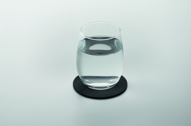 Logotrade Geschäftsgeschenke das Foto: Runder Untersetzer RPET