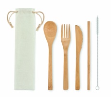 Besteck-Set Bambus