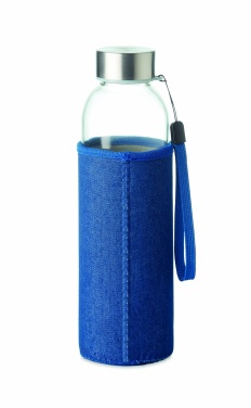Logotrade werbemittel das Foto: Glasflasche in Hülle 500 ml