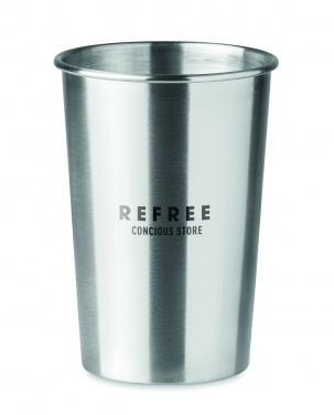 Logotrade Geschäftsgeschenke das Foto: Edelstahlbecher 350 ml