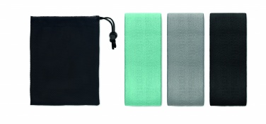 Logotrade Werbeartikel das Foto: Fitnessbänder 3teilig