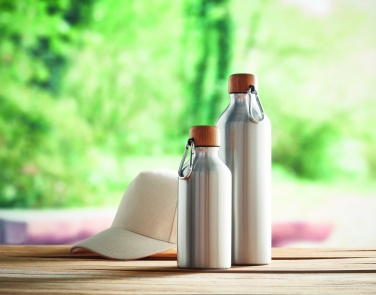 Logotrade Firmengeschenke das Foto: Aluminium-Trinkflasche 400 ml
