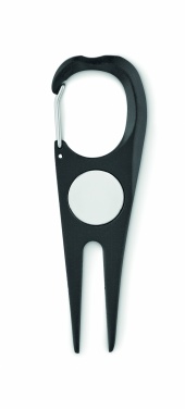 Logotrade Firmengeschenke das Foto: Golf-Pitchgabel Aluminium