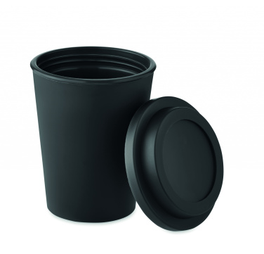 Logotrade Firmengeschenke das Foto: Doppelwandiger PP-Becher Sora 300 ml