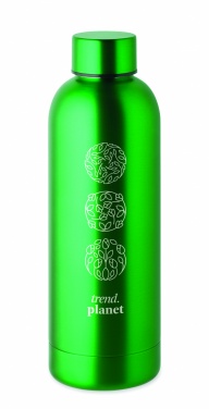 Trinkflasche Edelstahl 500 ml, Grün, Farbvariante