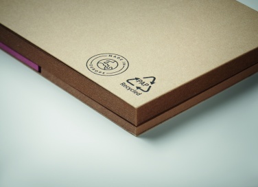 Logotrade Geschäftsgeschenke das Foto: Recyceltes Notizzettel-Set