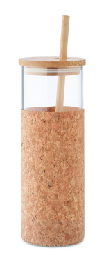 Glasbecher Molunge mit Korkhülle 450 ml