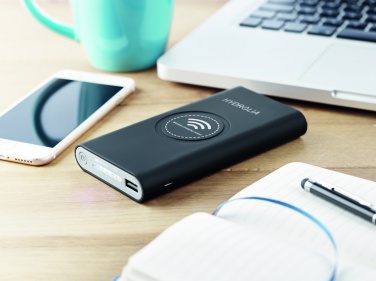 Logotrade Werbeartikel das Foto: Wireless Powerbank Typ C