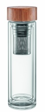 Doppelwandige Glasflasche München 400 ml