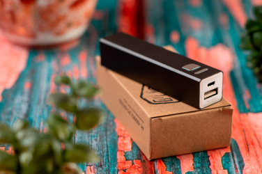 Logotrade Geschäftsgeschenke das Foto: Metall-Powerbank PORT HOPE 2200mAh