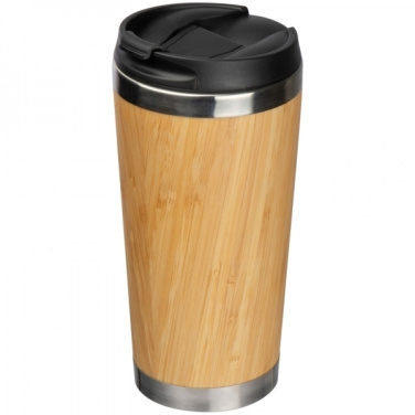 Logotrade Werbegeschenke das Foto: Edelstahlbecher BAMBOOGARDEN 400 ml