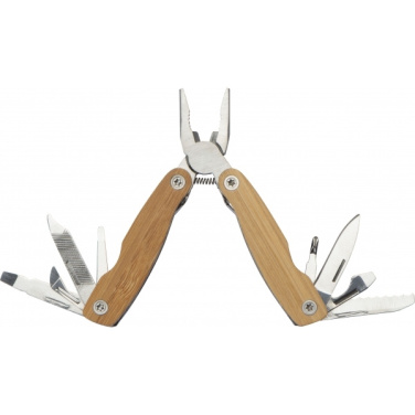 Multifunktionswerkzeug Bambus LEEDS, Produktbild, Beige (2)