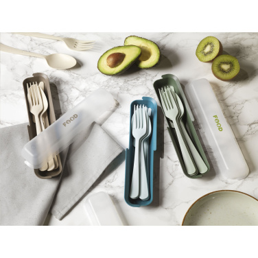 Logotrade Werbeartikel das Foto: Outdoor-Besteckset 6-teilig