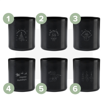 Logotrade Geschäftsgeschenke das Foto: Wooosh Duftkerze True Wood X-Mas