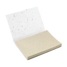Haftnotizblock aus Samenpapier