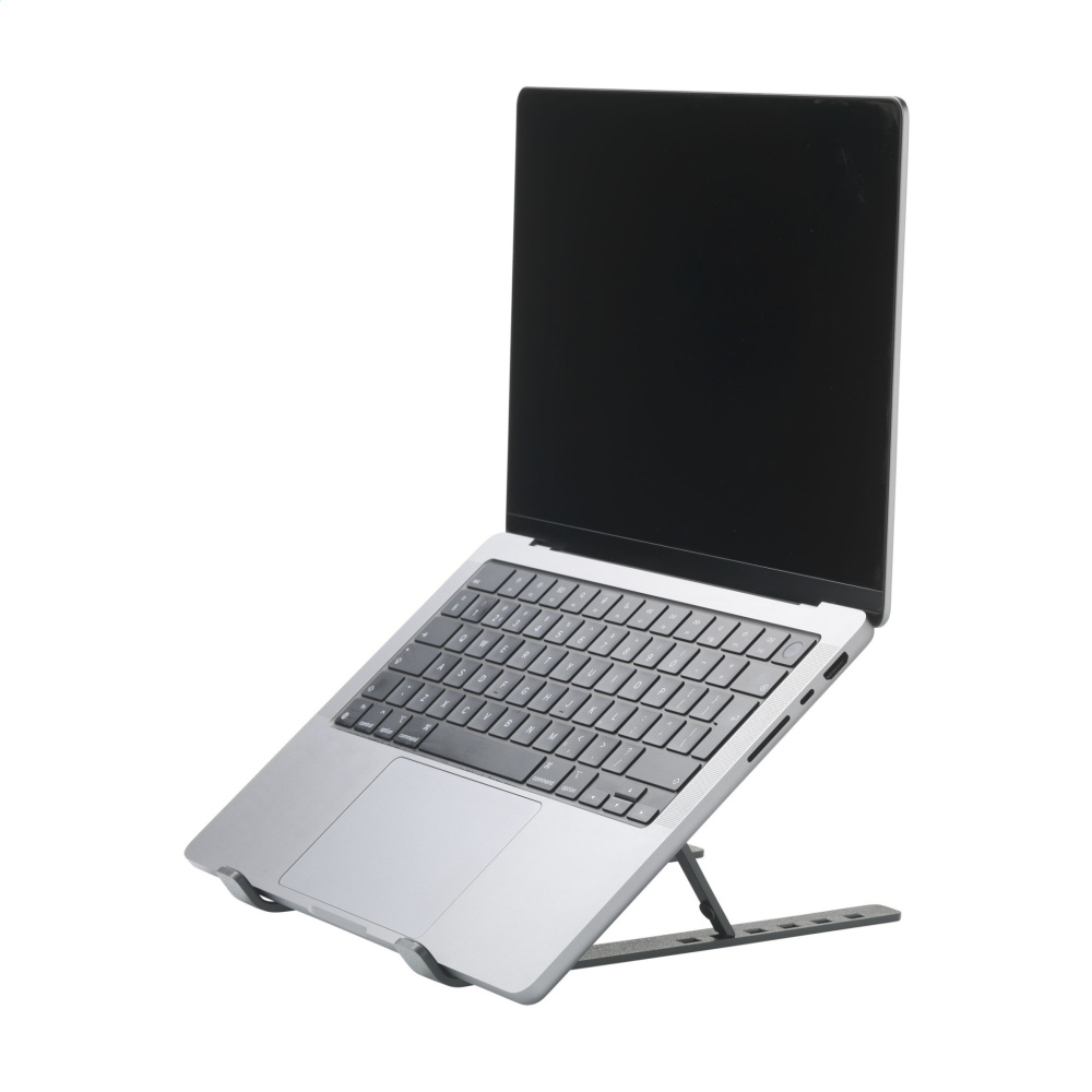 Logotrade werbemittel das Foto: Standby GRS Laptopständer aus recyceltem Aluminium