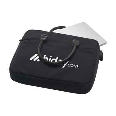 Logotrade werbemittel das Foto: Denver 15,6-Zoll-Laptoptasche aus recyceltem Canvas