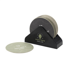 Bierdeckel aus recyceltem Halter