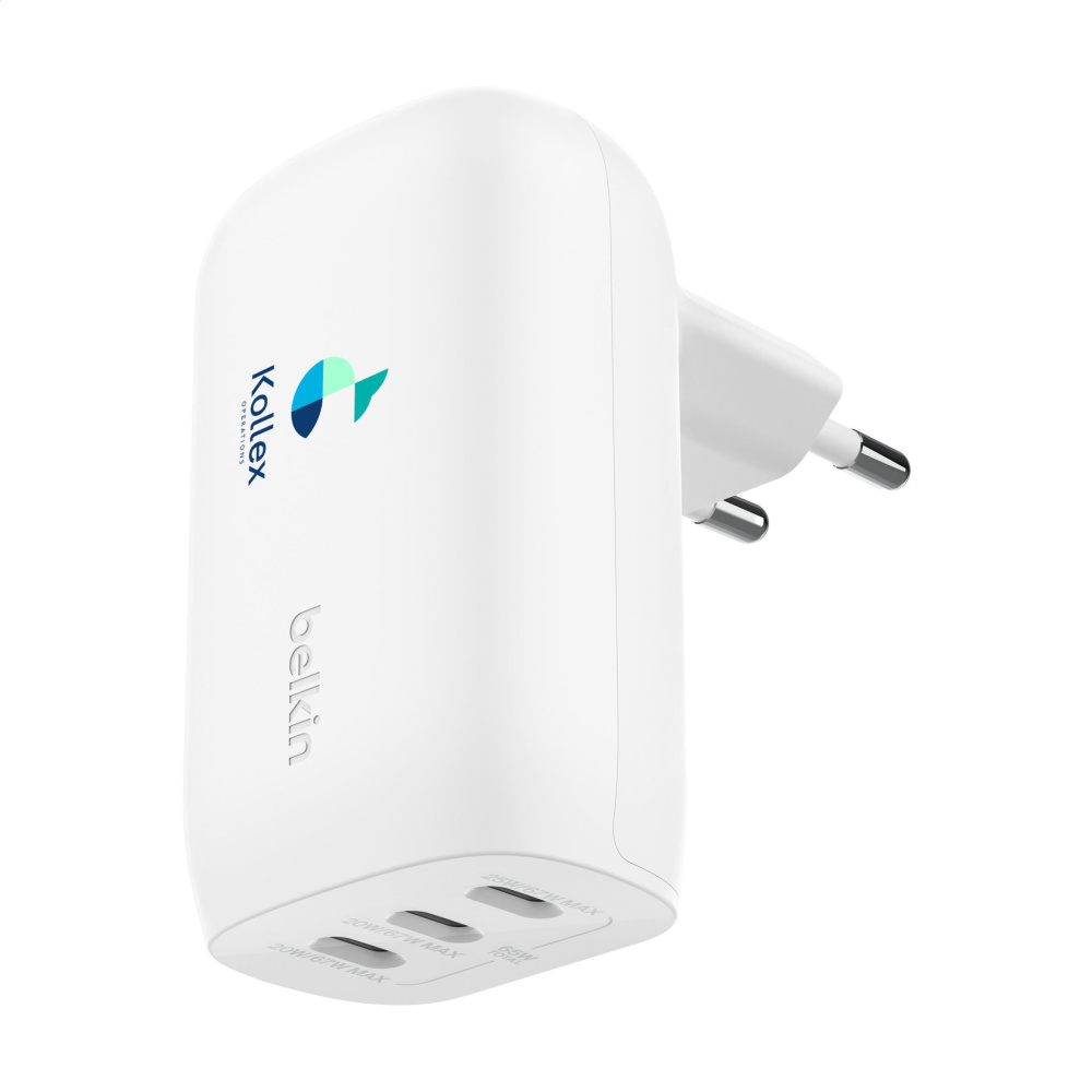 Belkin BoostCharge 3-Port-Wandladegerät, Weiß, Farbvariante