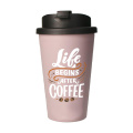 Eco Coffee Mug Premium Deluxe 350 ml Thermobecher, lila