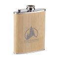 Hipflask Bamboo 200 ml Flachmann, Bambus
