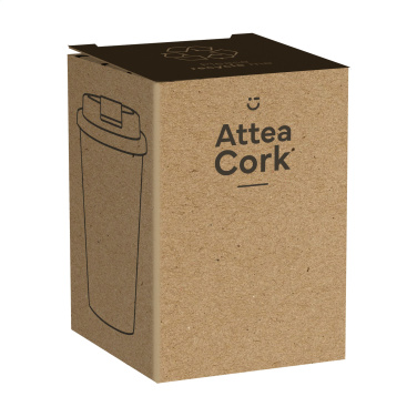 Logotrade Logogeschenke das Foto: Attea Cork 350 ml Kaffeebecher