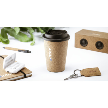 Logotrade Firmengeschenke das Foto: Attea Cork 350 ml Kaffeetasse