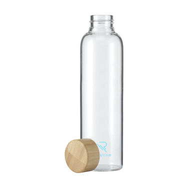 Logotrade werbemittel das Foto: Senga Glass Bamboo 500 ml Trinkflasche