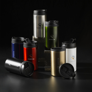 Logotrade werbemittel das Foto: Thermo Can RCS Recycled Steel 300 ml Thermobecher