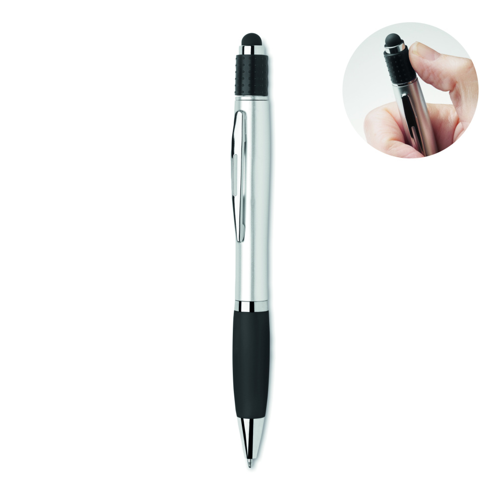 Logotrade Geschäftsgeschenke das Foto: Druckkugelschreiber mit Stylus