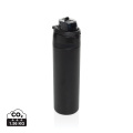 Omni Sip verschließbare Isolierflasche aus RCS-recyceltem Edelstahl 720 ml, Schwarz