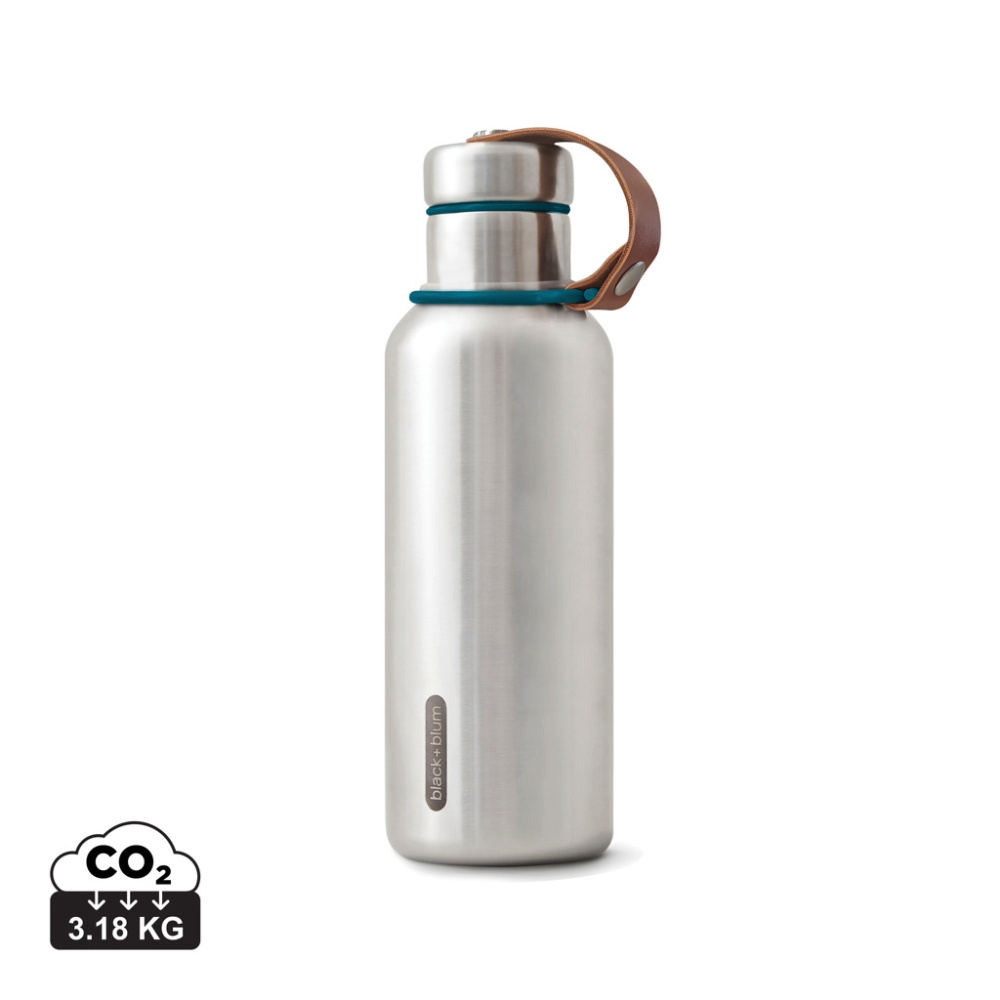 Logotrade Werbegeschenke das Foto: Black+Blum isolierte Wasserflasche klein, 500ml