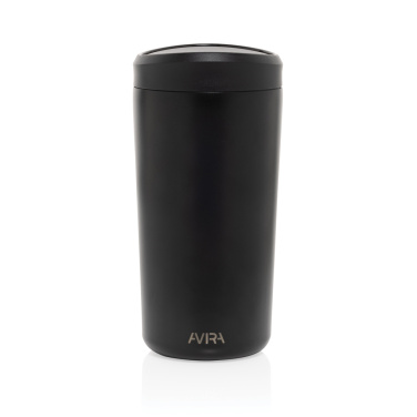 Avira Alix Klickbecher aus RCS-recyceltem Stahl, 400 ml, Detailansicht