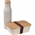 Set aus Lunchbox und Edelstahlflasche Toronto, Beige