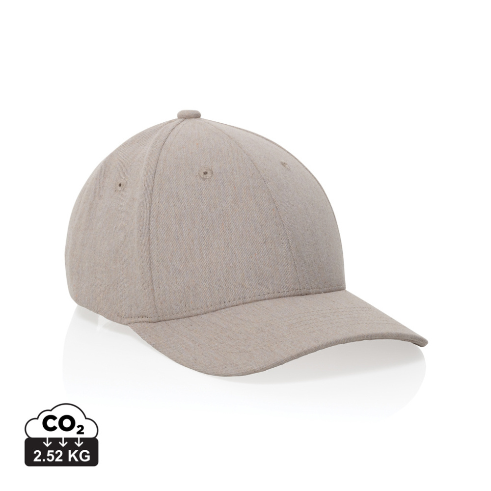 Logotrade Firmengeschenke das Foto: Milo AWARE™ 6-Panel-Heather-Kappe