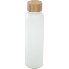 Lume 500 ml mattierte Glasflasche mit Bambusdeckel