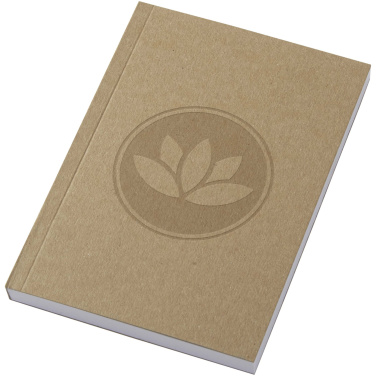 Logotrade Werbegeschenke das Foto: Novella Austen A6 Softcover Notizbuch aus recyceltem Kraftpapier – 100 Blatt