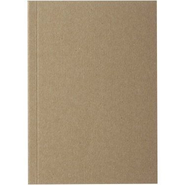 Logotrade Firmengeschenke das Foto: Novella Austen A6 Softcover Notizbuch aus recyceltem Kraftpapier – 50 Blatt