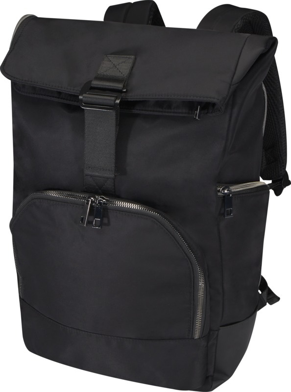 Logotrade werbemittel das Foto: Rhine 15" Rolltop-Rucksack aus recyceltem GRS-Material 18 L