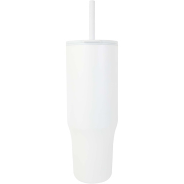 Logotrade Werbegeschenke das Foto: Brady 900 ml RCS-zertifizierter Isolierbecher mit Silikon-Trinkhalm