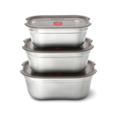 Logotrade Werbeartikel das Foto: Black+Blum 3-tlg. Mealprep Box Set - klein, medium, groß