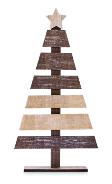 Logotrade Werbeartikel das Foto: Weihnachtsbaum aus Holz