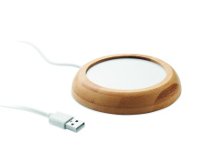 Tassenwärmer aus Bambus mit USB