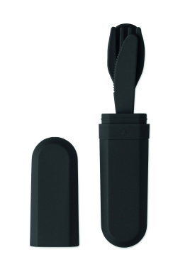 Logotrade Werbegeschenke das Foto: Besteck-Set PLA