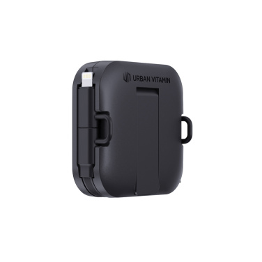 Logotrade Werbeartikel das Foto: Urban Vitamin San Jose 100W-Halter mit einziehbarem Kabel