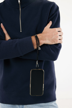 Logotrade Werbegeschenke das Foto: CarryLoop verstellbares Handy-Armband aus RCS rec. PET