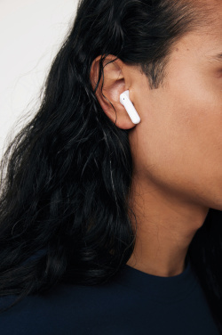 Logotrade Firmengeschenke das Foto: Tunevo kabellose Ohrhörer aus RCS recyceltem Kunststoff